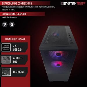 PC Gamer Fujitsu - Intel Xeon 3.7GHz, 16Go RAM, SSD 500Go + HDD 3To, GTX 1660 6Go, Windows 11 Pro
