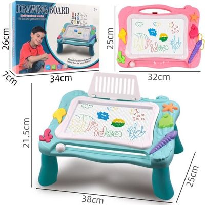Ardoise Magnétique Effaçable – Tableau De Dessin Pour Enfant 1-3 Ans, Avec Stylo Et Aimants Colorés, éducatif Et Portable – Cadeau Idéal Pour Bambin