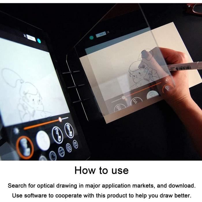 Projecteur Dessin Optique Pour Enfants/Débutants | Tableau De Tracé Via Smartphone | Apprendre à Dessiner Facilement