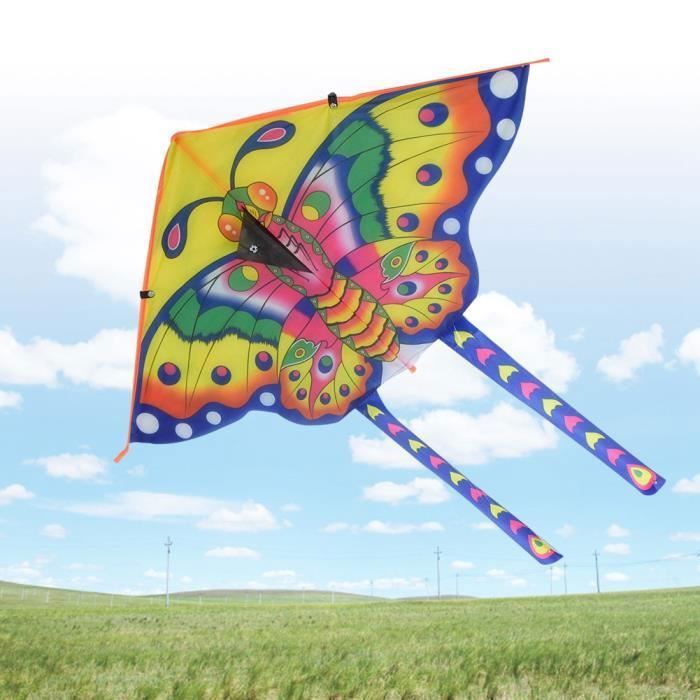 Kite Enfant Adulte Plage Cerf-volant Papillon VLEDARLING - Pour Enfants