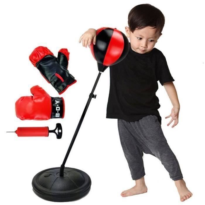 Sport Set de boxe avec sac de boxe Gants - punching ball pour les enfants  réglables
