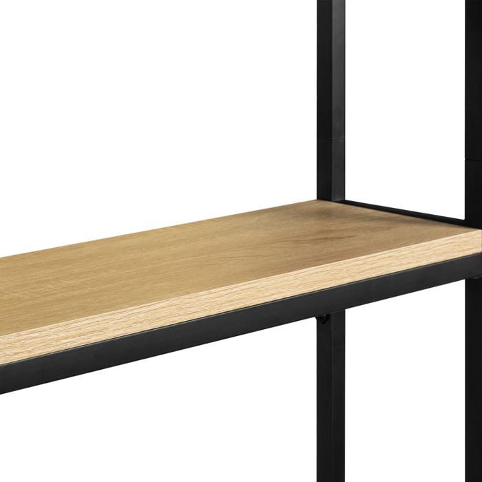 Étagère De Toilette DETROIT à 4 Niveaux - Design Industriel - Dimensions 64x19x178 Cm - Neuf