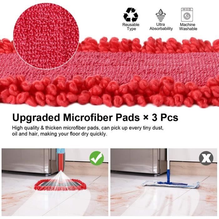 Microfibre mop Vileda Flip Mop Microfibres (45 x 12 cm)