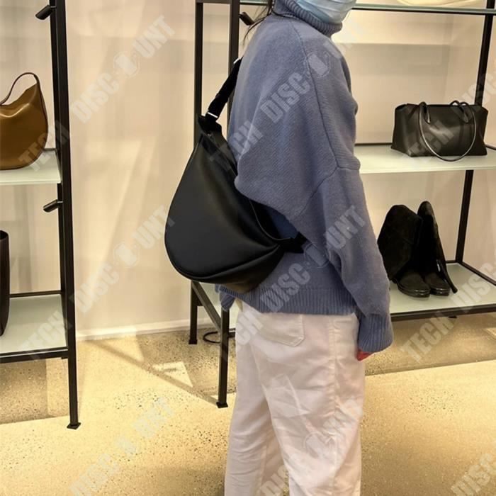 Sac à Main Bandoulière Bag Street - Bleu Pétrole - Aspect Usé - Neuf Avec étiquettes