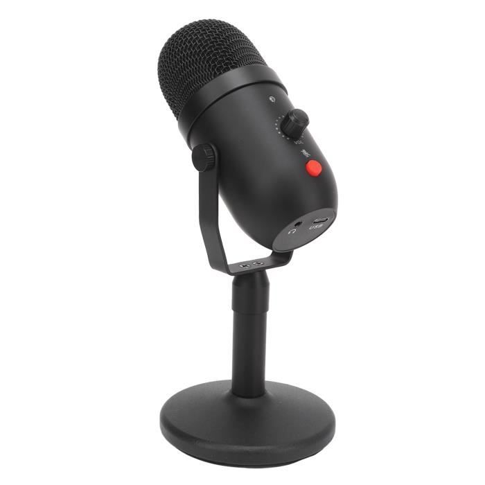 Microphone USB - Pour Enregistrement, Streaming, Gaming, Podcast