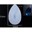 Pack de 7 Blanc Transparent Silicone Moules À faire soi-même Résine Bijoux Making collier P D7W6