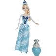 Poupée mannequin Princesse Elsa - La Reine des Neiges - Couleur Royale - 21 x 32.5 x 7 cm-0