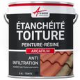 Étanchéité Toiture: Peinture ARCAFILM Produit Étanche pour Tuile et Fibrociment ARCANE INDUSTRIES Ardoise - 2.5 L-0