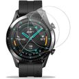 Verre Trempé pour Huawei Watch GT2 46mm - PHONILLICO - Film Vitre Protection Ecran - Pack 2 - Transparent-0