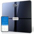 RENPHO OB02724 - balance connecté corporelle Bluetooth 4.0 - Technologie Step On - 13 indicateurs - Plateforme en verre trempé-0