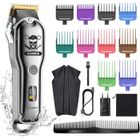 Hatteker Tondeuse Cheveux Professionnelle Tondeuse Barbe Pour Hommes Tondeuse De Précision Imperméable IPX7