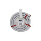 SPIDO - Tuyau d'évacuation en PVC annelé 5 m diamètre 32 mm F 40/49