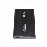 USB 3.0 noir - Boîtier de stockage externe 2.5 pouces pour disque dur SATA vers USB 3.0 SSD, avec câble U S B