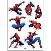 Planche format A4 de stickers spider man