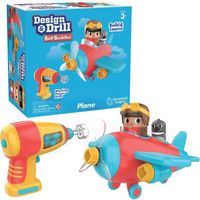 Avion Bolt Buddies Design & Drill de Learning Resources, jeu avec un avion et une figurine de pilote, jouet de science et STE