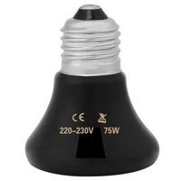 Lampe chauffante infrarouge pour animaux de compagnie ROKOO - HAOLIP-75W - Céramique - Noir