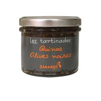 Tartinade de quinoa et olives noires pot de 110g Sabarot