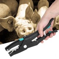 Zerone Pince pour étiquette d'oreille Rebond automatique porc vache bovins volaille oreille étiquette pince applicateur poinçon