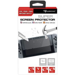 PROTECTION ECRAN JEUX Subsonic - Protection pour écran en verre trempé pour Nintendo Switch - Ultra résistante - Super screen protector