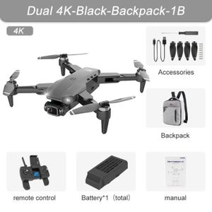 DRONE 4K-Noir-Sac-à-dos-1B-Drone Professionnel L900 PRO 