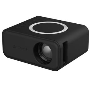 Vidéoprojecteur Mini Vidéoprojecteur Bluetooth,Portable Home cinéma Interfaces riches haut-parleur intégré à faible bruit