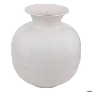Vase Cheri Atmosphera En Grès émaillé – Hauteur 20 Cm, Motif Rayé Coloré | Déco Pop Et Moderne