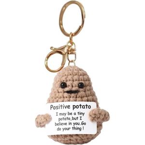 PORTE-CLÉS Positive Potato Pocket Hug Mini Figurine De Patate