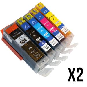 ✓ Pack 5 cartouches compatibles CANON PGI550/CLI551 XL couleur pack en  stock - 123CONSOMMABLES