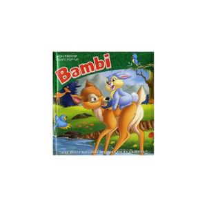 Livre 3-6 ANS Bambi (vert). Mon premier pop-up