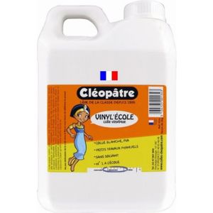 Cléopâtre - CC1L - Cléocol - Colle Blanche multi usage - Flacon de 1 Kg