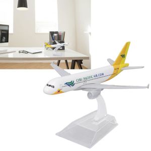 KIT MODÉLISME Maquette d'avion en alliage - DRFEIFY - Modèle réaliste - Décoration de bureau - Blanc