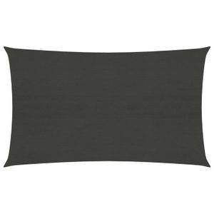 VOILE D'OMBRAGE Voile d'ombrage 160 g-m² Anthracite 3,5x5 m PEHD