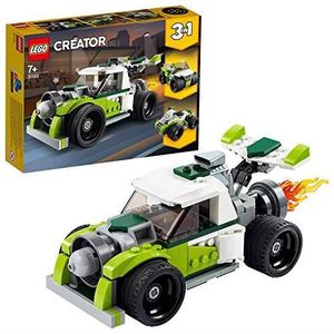 ASSEMBLAGE CONSTRUCTION LEGO 31103 Creator 3in1 Camion fusée - Tout-terrain - Quad Bike Ensemble de construction, série Collection de véhicules 31103