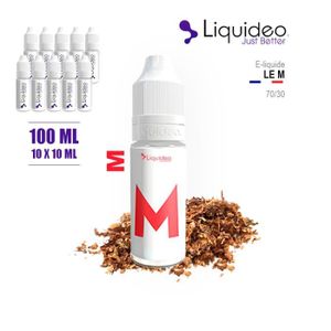 LIQUIDE E-LIQUIDE LIQUIDEO - SAVEUR LE M - 100ML EN 10MG