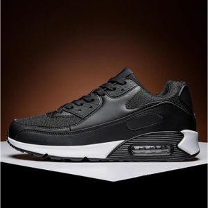 NIKE AIR MAX 90 NOIR/BLANC - SNEAKERS HOMME