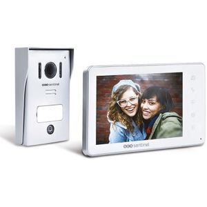 INTERPHONE - VISIOPHONE Interphone vidéo filaire, coloris blanc - VisioKit