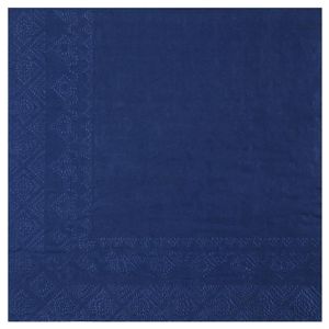 Lot De 6 Serviettes De Table En Tissu Doux - Lavables, 50x50 Cm - Pour Maison, Mariage, Fête (Noir)