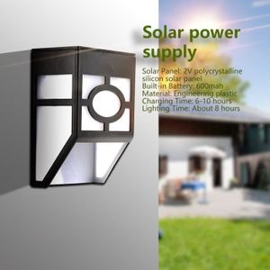 BALISE - BORNE SOLAIRE  Kindly-Lampe Solaire Extérieur LED Détecteur de Mo