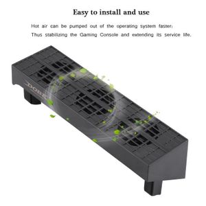 VENTILATEUR CONSOLE VGEBY DC 5V Ventilateur de refroidissement intelligent Pour PS4 Slim Gaming Console -ABI