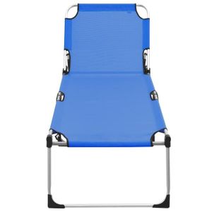 CHAISE LONGUE Chaise longue pliable extra haute pour seniors Ble