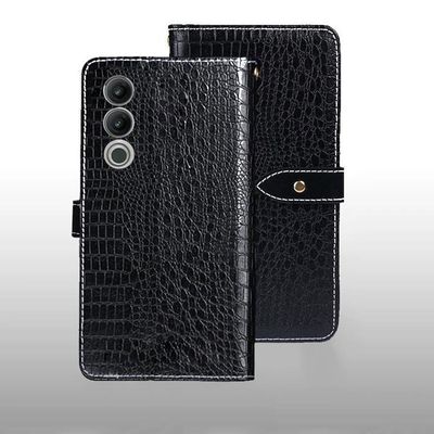 Housse Portefeuille 360° Pour Doogee BL12000 - Cuir Synthétique Noir - Protection Complète Avec Support Intégré