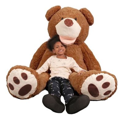 Uiuoutoy Peluche En Peluche Ours Doré Pour Enfants (fille Du Cirque, 20,3 Cm