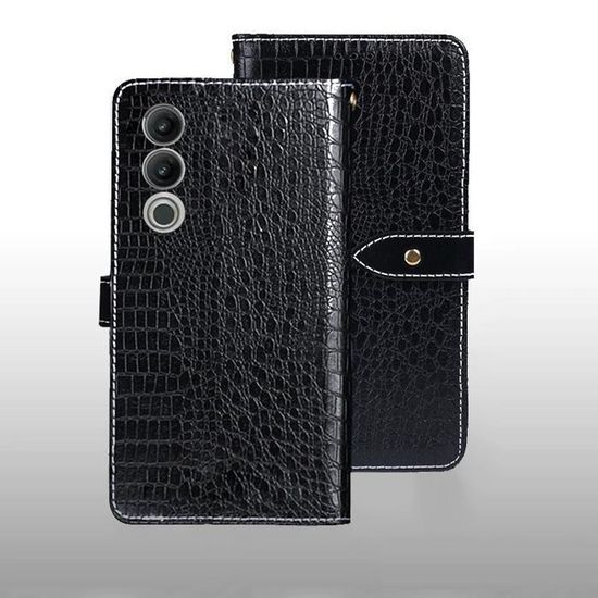 Étui Livre Pour DOOGEE Blade 20/Blade 20 Turbo - Flip Cuir PU Avec Support, 3 Emplacements Cartes, Fermeture Magnétique - Protection Antichoc TPU - Noir - 7