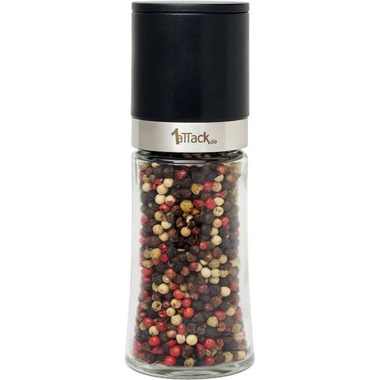 Pot à épices Avec Couvercle Rotatif - Distributeur Réglable Pour Sel, Poivre, Sucre, Ail - Cuisine, Barbecue, Pique-nique