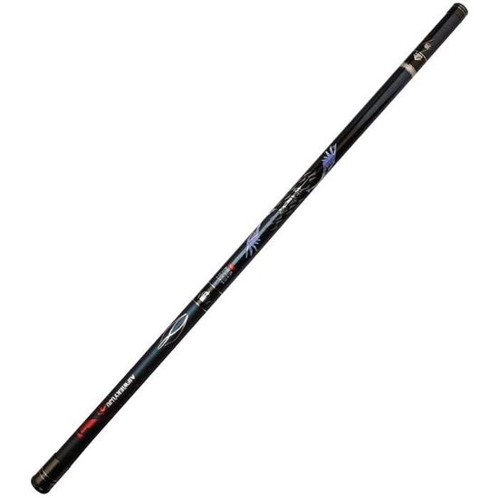 Canne à Pêche Télescopique Carbone Ultra Légère 3.6-10m - Canne De Voyage Pour Carpe Et Leurre