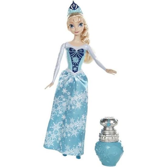 Poupée mannequin Princesse Elsa - La Reine des Neiges - Couleur Royale - 21 x 32.5 x 7 cm