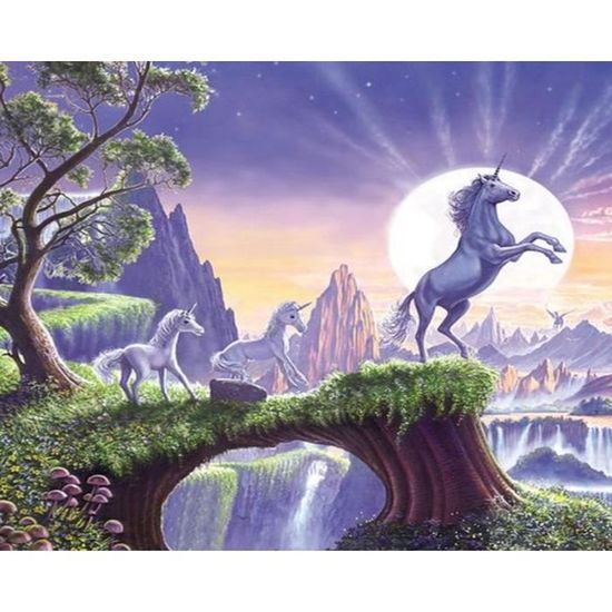 Kit De Peinture Par Numéros Girafe Avec Cadre, Peinture Par