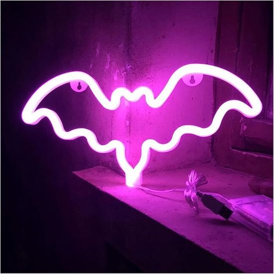 Néon LED En Forme De Manette De Jeu, Alimenté Par USB, Lumière D