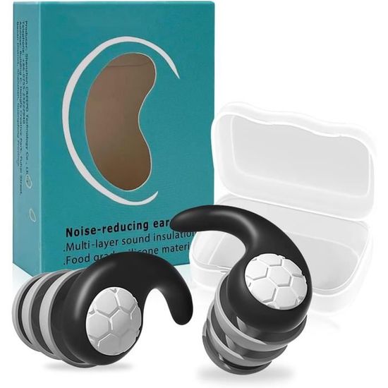 Bouchons D'oreille Réutilisables En Silicone - Anti-bruit Pour Dormir, Natation, Concert, Moto - Bleu, Lavables