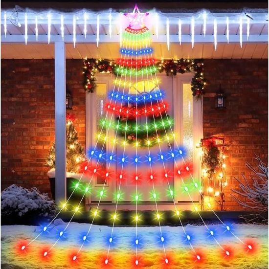 Guirlande Lumineuse LED 50m 500LED - 8 Modes, étanche IP65, Pour Noël, Balcon, Jardin, Décoration Intérieur/extérieur